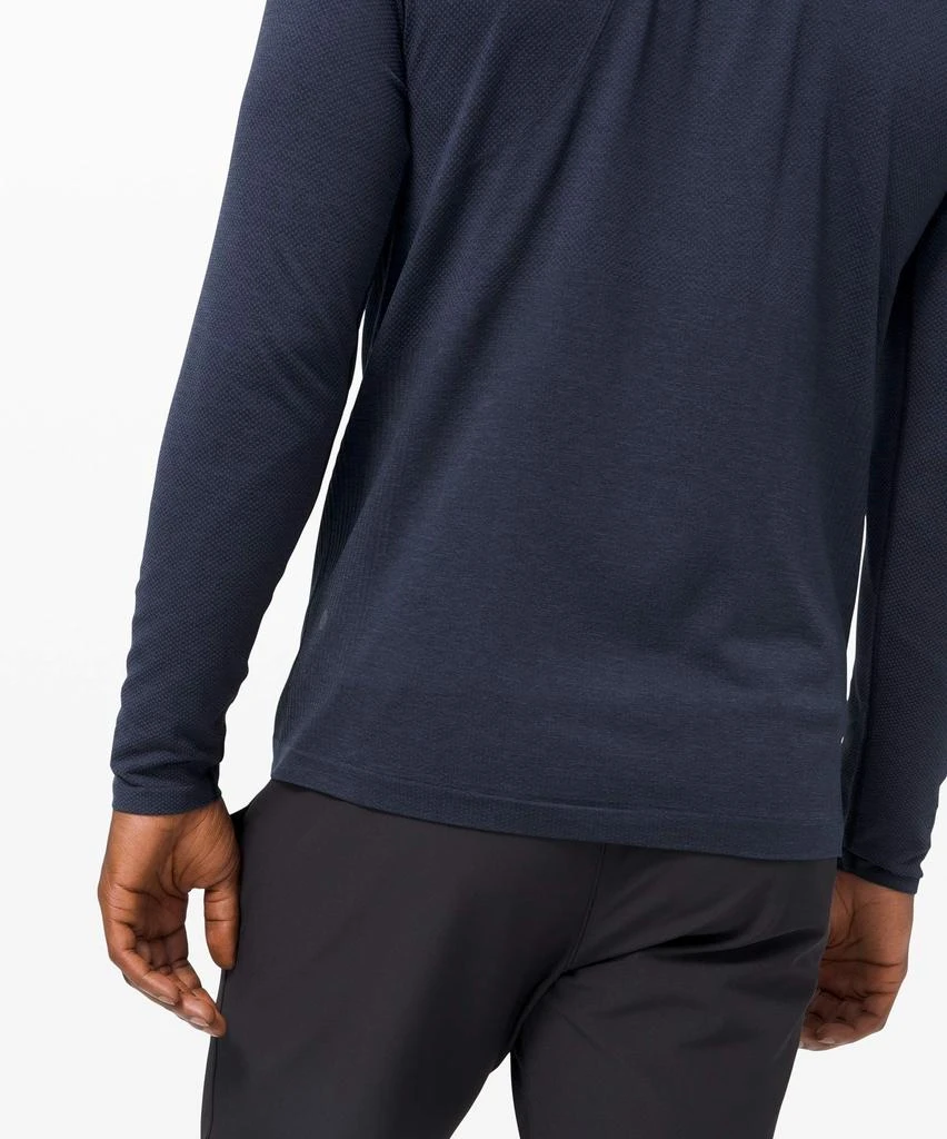 商品Lululemon|Lululemon Mens Metal Vent Tech 1/2 Zip Long Sleeve Shirt,价格¥985,第4张图片详细描述