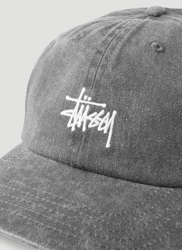 商品STUSSY|Washed Stock Low Pro Cap in Grey,价格¥393,第4张图片详细描述