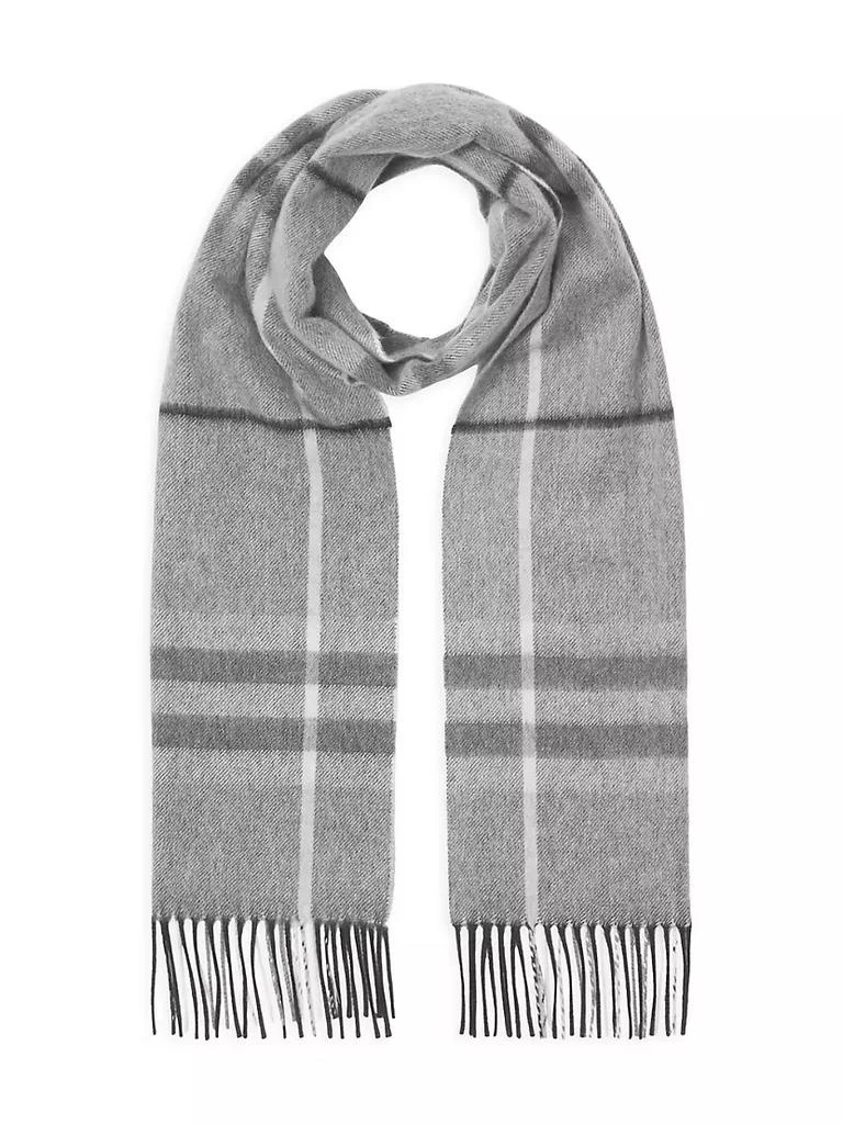 商品Burberry|Giant Check Cashmere Scarf,价格¥4434,第3张图片详细描述