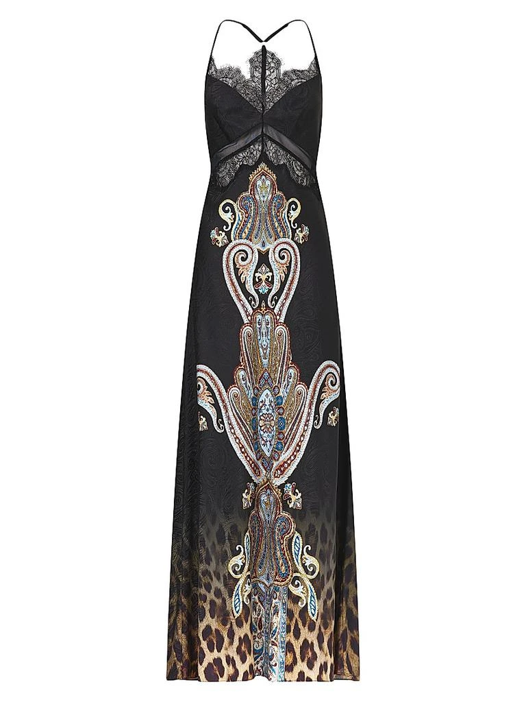 商品Camilla|Istanbul Animalia Printed Silk Slipdress,价格¥8115,第1张图片