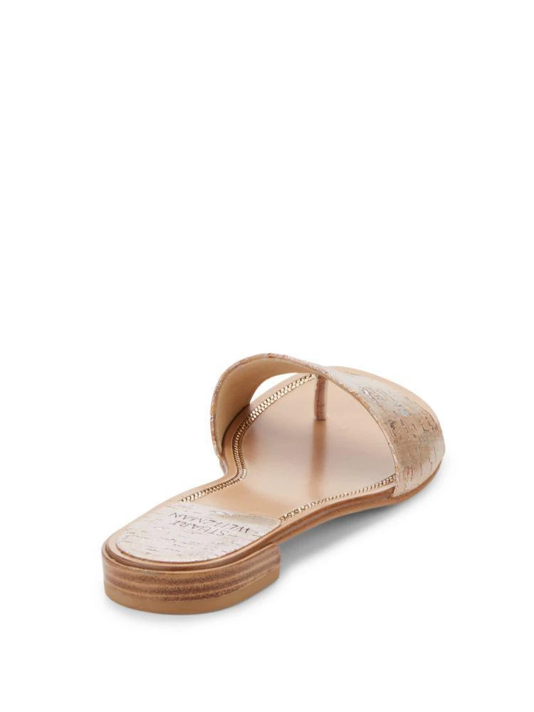 商品Stuart Weitzman|'Slip N Slide' Textured Sandals,价格¥669,第2张图片详细描述