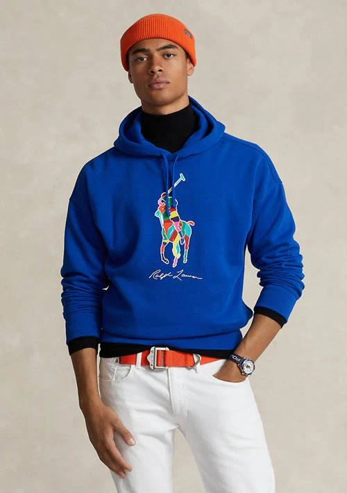 商品Ralph Lauren|Ralph Lauren Big Fit Big Pony Fleece Hoodie,价格¥451,第1张图片