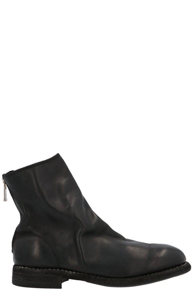 Guidi Back-Zip Ankle Boots商品第1张图片规格展示