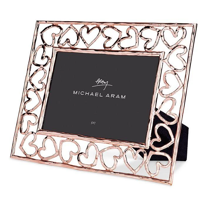 商品Michael Aram|Heart Rose Gold Tone 5x7 Picture Frame,价格¥926,第3张图片详细描述