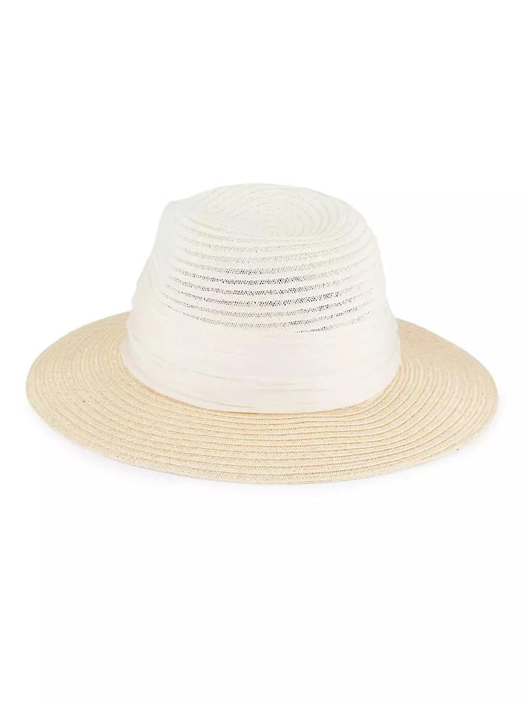 商品Eugenia Kim|Courtney Vented Colorblocked Hemp Fedora,价格¥2539,第2张图片详细描述