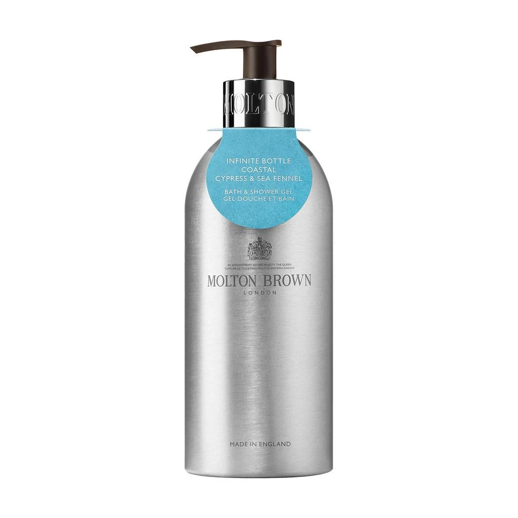 商品Molton Brown|Infinite Bottle Coastal Cypress and Sea Fennel Bath and Shower Gel,价格¥471,第1张图片