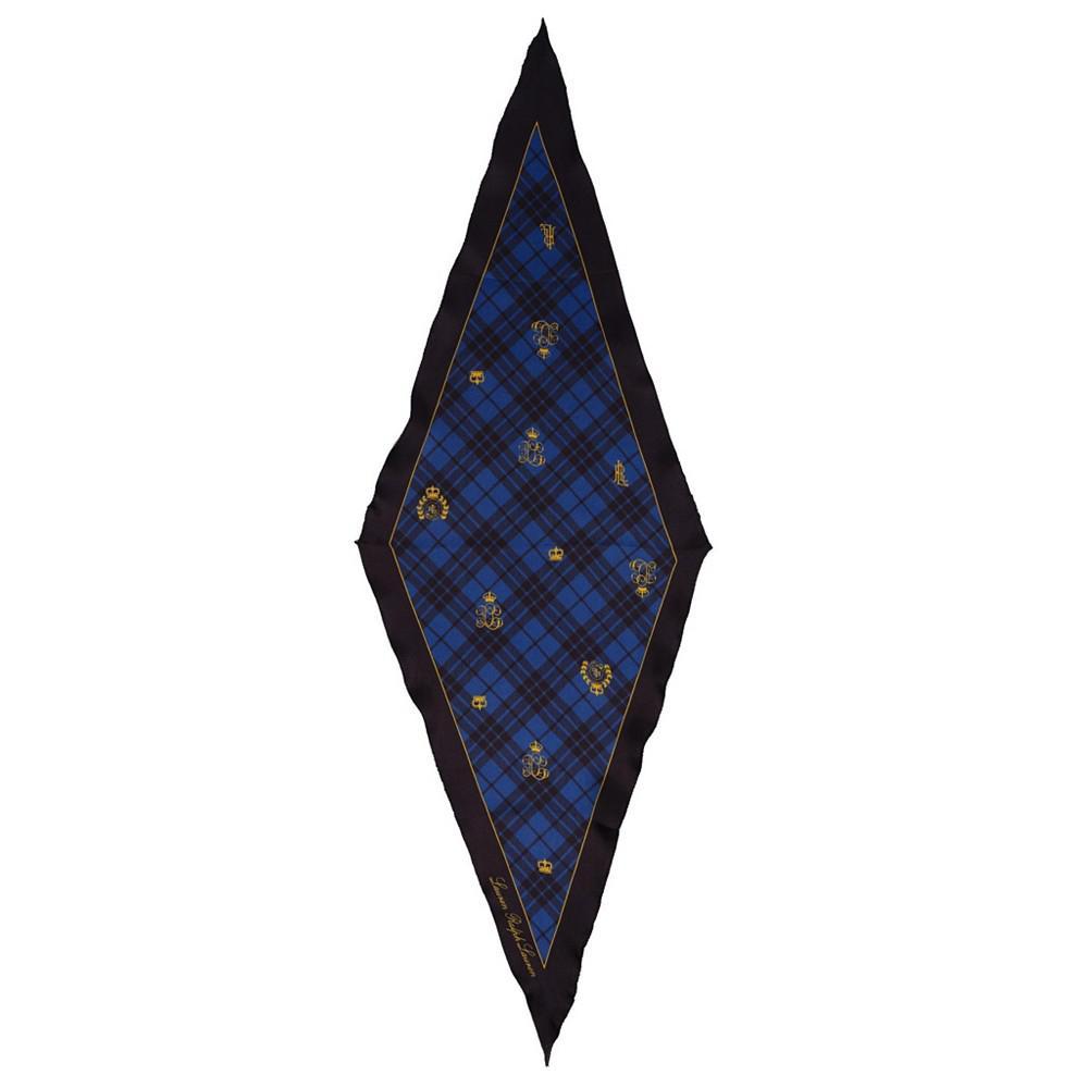 商品Ralph Lauren|Colette Plaid Diamond Scarf,价格¥353,第4张图片详细描述