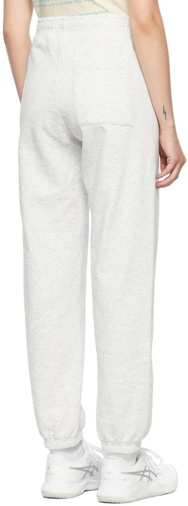 商品Sporty & Rich|Grey Cotton Lounge Pants,价格¥443,第3张图片详细描述