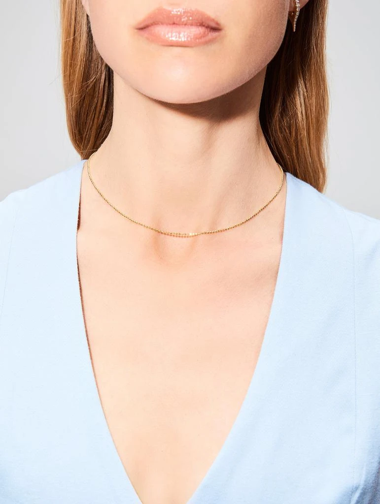 商品THREE STORIES JEWELRY|Classic Small Beaded Chain Necklace,价格¥5441,第2张图片详细描述
