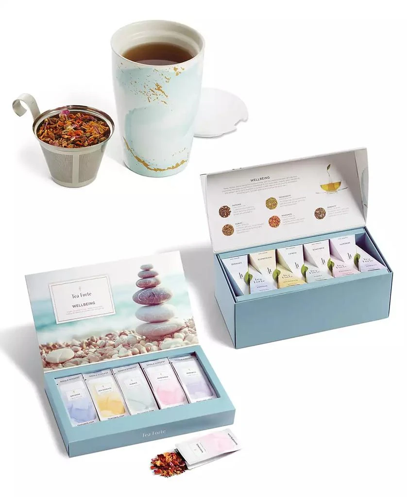 商品Tea Forte|Wellbeing Spa Tea Bundle, 3 Piece,价格¥648,第1张图片