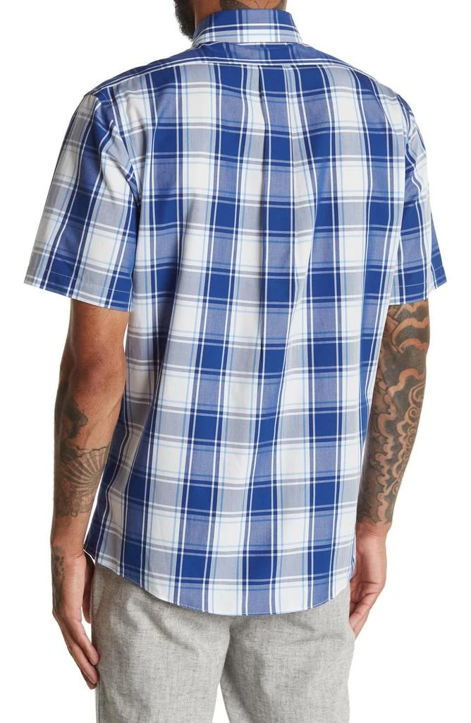 商品Brooks Brothers|Plaid Print Short Sleeve Regent Fit Shirt,价格¥194,第2张图片详细描述