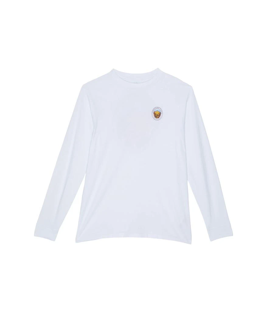 商品Vineyard Vines|Long Sleeve Leaf Pile Dog T-Shirt (Toddler/Little Kids/Big Kids),价格¥261,第1张图片