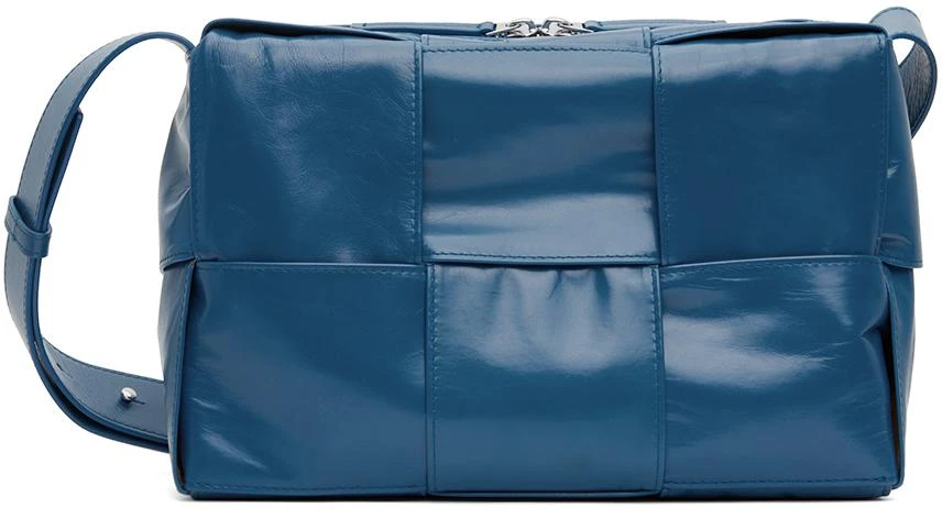 商品Bottega Veneta|Blue Medium Arco Camera Bag,价格¥21615,第1张图片