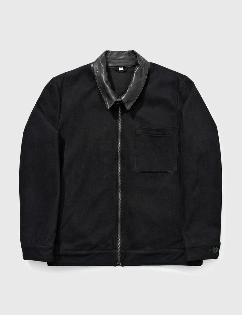 商品[二手商品] Helmut Lang|Helmut Lang Leather Collar Jacket,价格¥4652,第1张图片