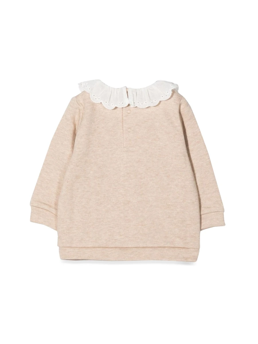 商品Chloé|Chloé 女童卫衣 C05417KC03 浅棕色,价格¥777,第3张图片详细描述