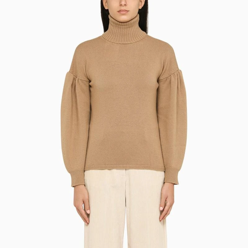 商品Max Mara|Camel wool turtleneck sweater,价格¥1690,第1张图片