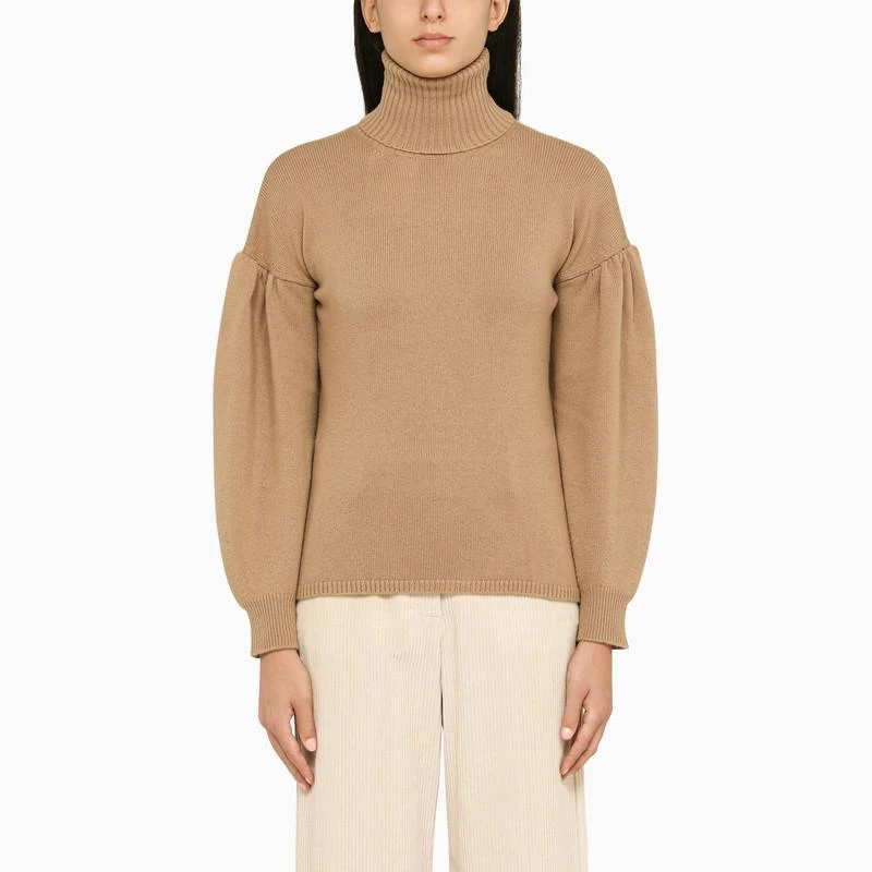 商品Max Mara|Camel wool turtleneck sweater,价格¥1738,第1张图片