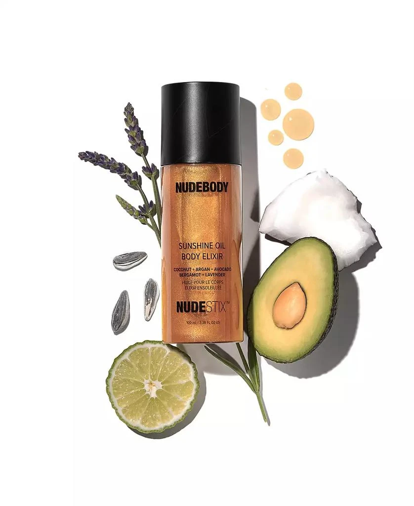商品NUDESTIX|NUDEBODY Sunshine Oil Body Elixir, 3.38 oz.,价格¥243,第4张图片详细描述
