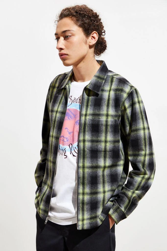 商品STUSSY|Stussy Gunn Plaid Zip-Up Shirt,价格¥955,第2张图片详细描述