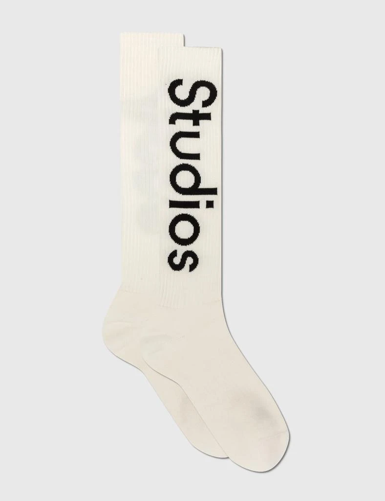 商品[二手商品] Acne Studios|Knitted Logo Socks,价格¥681,第2张图片详细描述