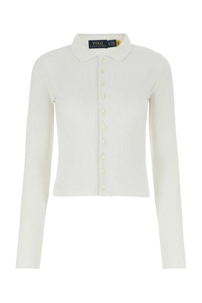 商品Ralph Lauren|Polo Ralph Lauren Ribbed Long-Sleeved Blouse,价格¥1205,第1张图片