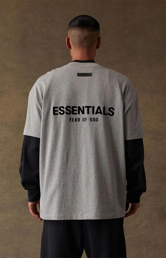 商品Essentials|Dark Oatmeal T-Shirt,价格¥338,第4张图片详细描述