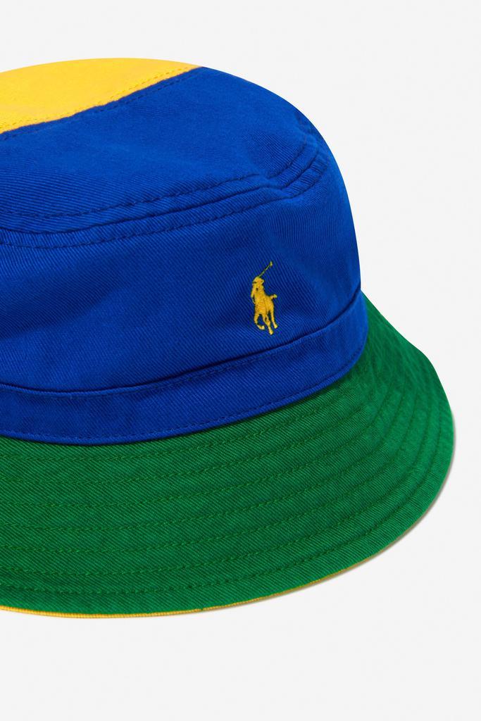商品Ralph Lauren|Ralph Lauren  Multicoloured Baby Boys Cotton Reversible Colourblock Bucket Hat,价格¥327,第5张图片详细描述