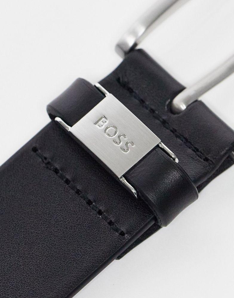 Boss connio belt in black core商品第2张图片规格展示