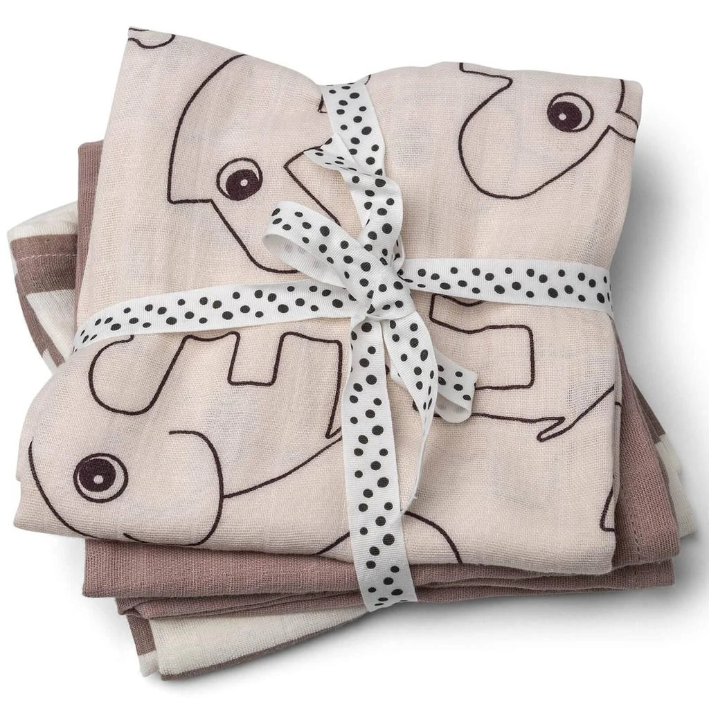 商品Done by Deer|Done by Deer Muslin Cloth - 3 Pack - Powder,价格¥118,第1张图片