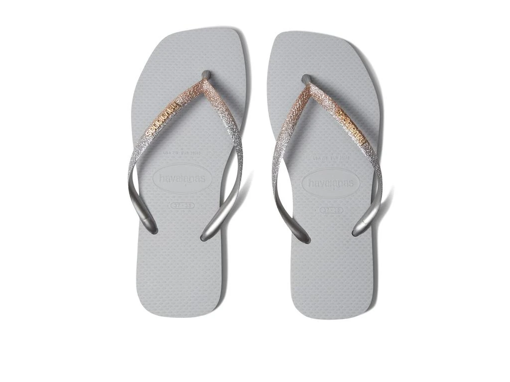 商品Havaianas|Slim Square Glitter Flip Flop Sandal,价格¥147,第1张图片