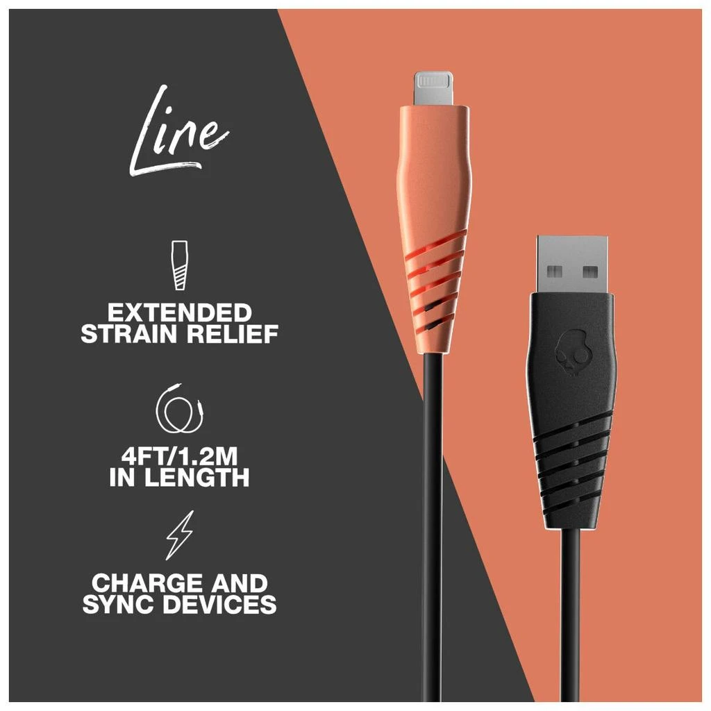 商品Skullcandy|Line: USB-A To Lightning Charging Cable,价格¥91,第3张图片详细描述