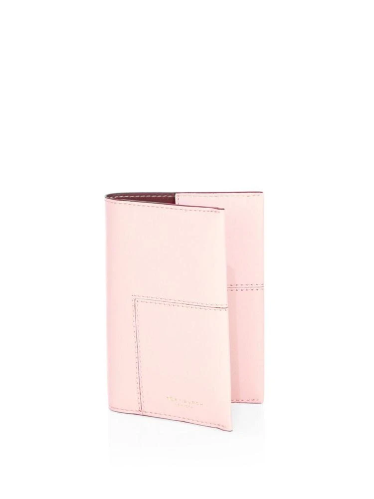 商品Tory Burch|Block-T Travel Leather Passport Holder,价格¥515,第1张图片