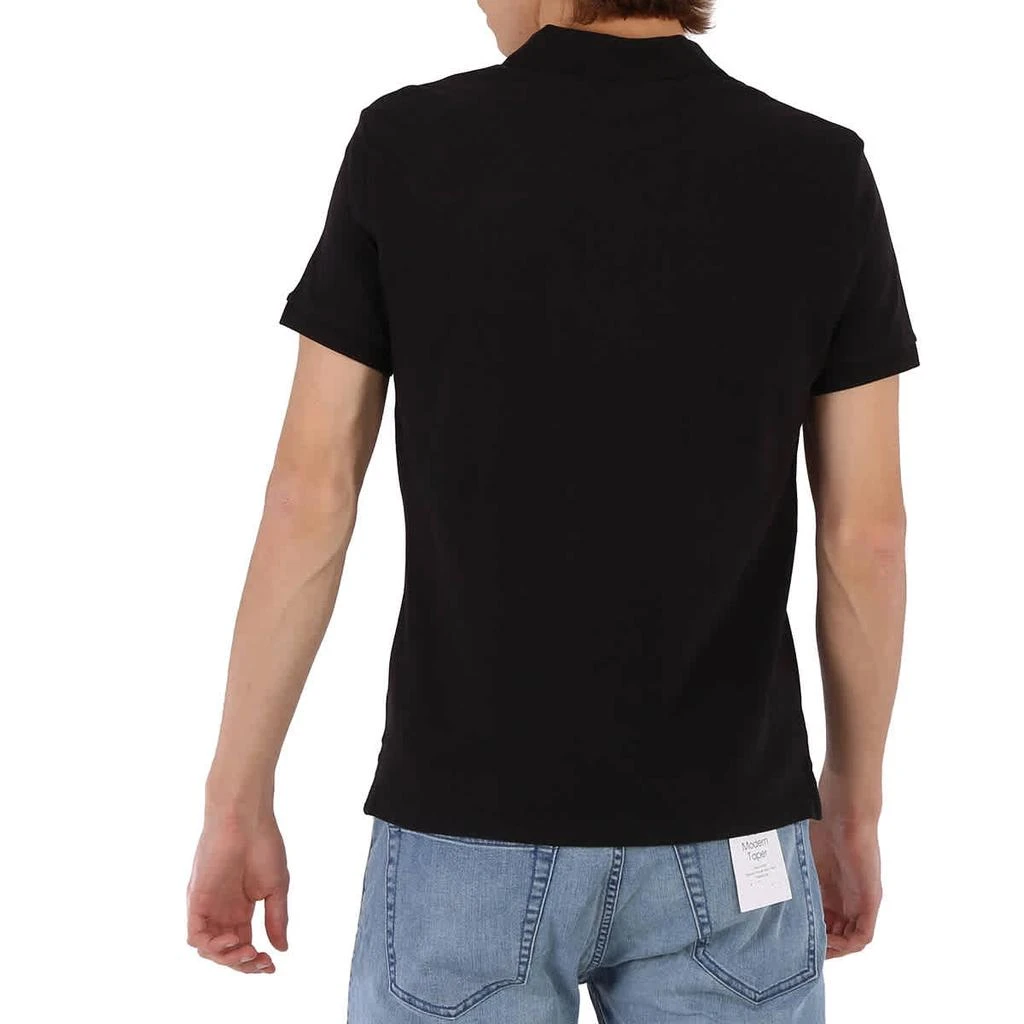 商品Calvin Klein|Men's Black Embossed Logo Polo Shirt,价格¥448,第3张图片详细描述
