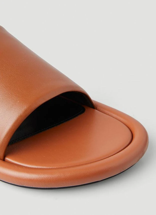 商品JW Anderson|Bumper Flat Sandals in Brown,价格¥1638,第5张图片详细描述