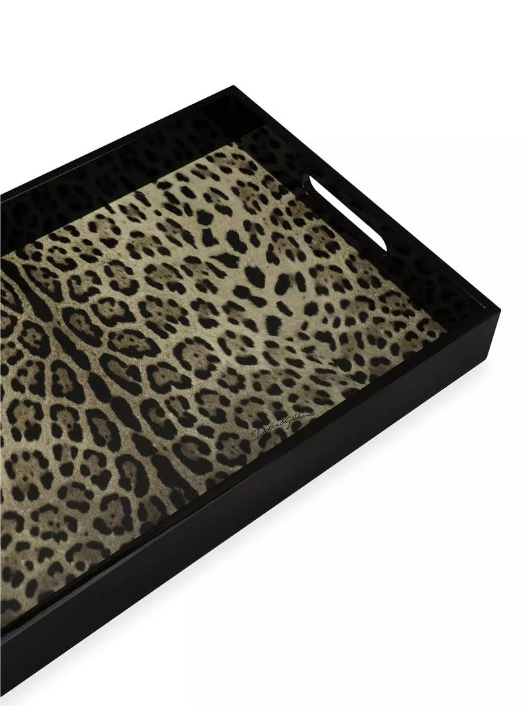 商品Dolce & Gabbana|Casa Leopard Rectangular Tray,价格¥4267,第4张图片详细描述