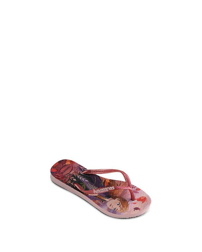 商品Havaianas|女孩(小童/幼儿)Girls' Slim Frozen Glitter Flip-Flops - Walker, Toddler, Little Kid,价格¥149,第2张图片详细描述