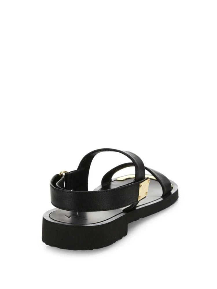 商品Giuseppe Zanotti|Leather Double-Strap Slingback Sandals,价格¥3802,第2张图片详细描述