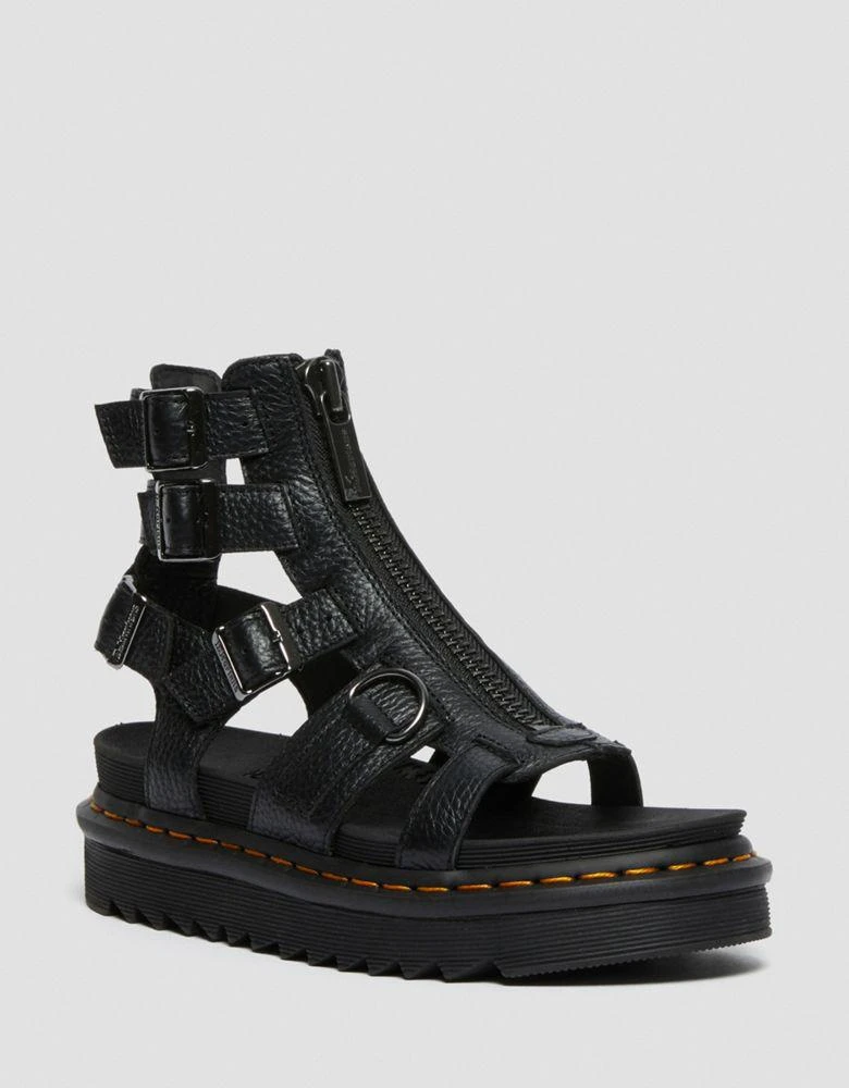 商品Dr. Martens|Dr Martens Olson flat sandals with buckles in black,价格¥910,第3张图片详细描述