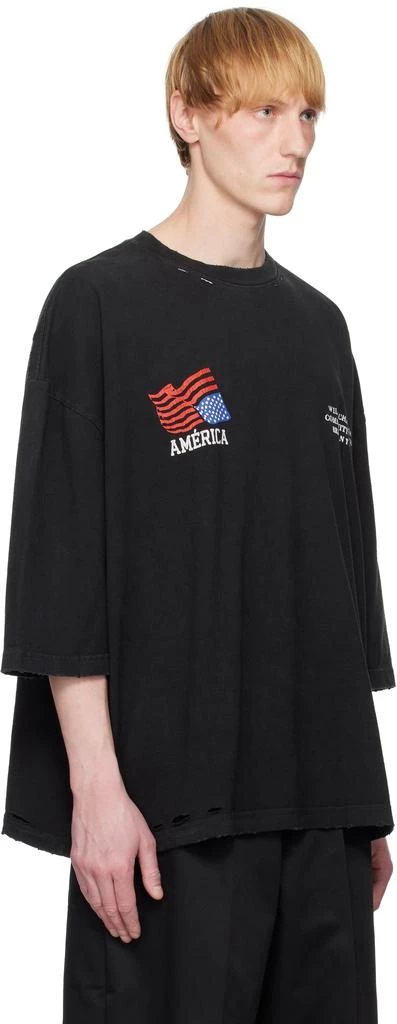 商品WILLY CHAVARRIA|Black 'América Community Center' T-shirt,价格¥4044,第2张图片详细描述