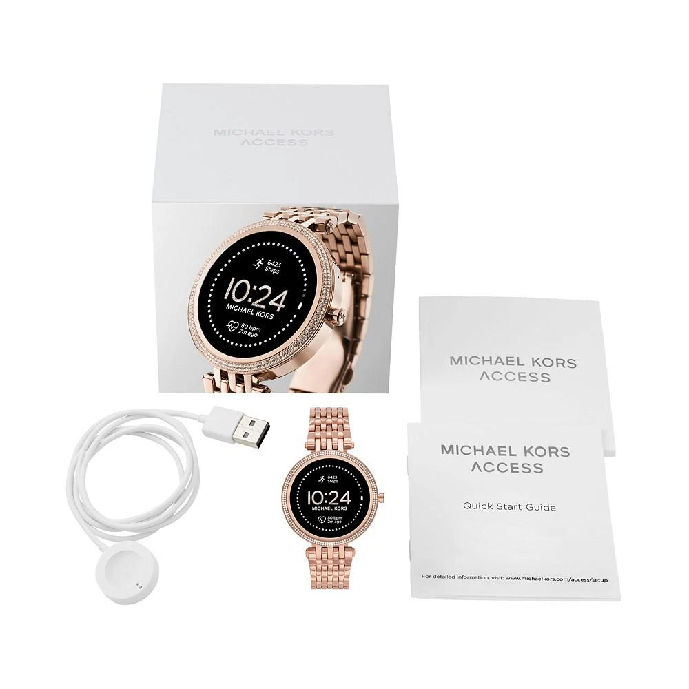 商品Michael Kors|Access Gen 5e Darci Rose Gold-Tone Stainless Steel Smartwatch 43mm,价格¥1570,第4张图片详细描述