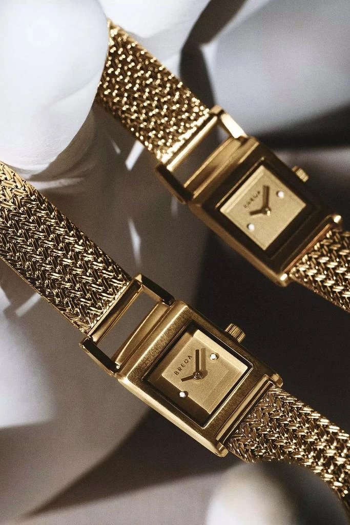 商品BREDA|BREDA Revel Tethered Mesh Bracelet Analog Quartz Watch,价格¥1526,第1张图片