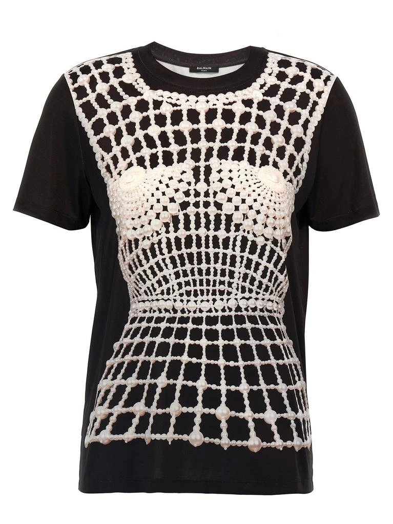 商品Balmain|Trompe L'Oeil T-Shirt Black,价格¥3290,第1张图片