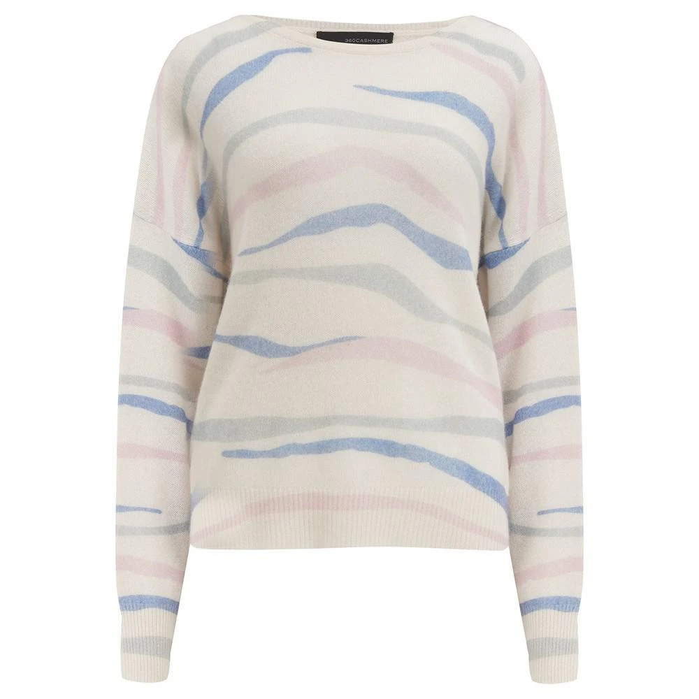 商品360 Cashmere|360 SWEATER Mara Cashmere Jumper - Alabaster & Orchid,价格¥2806,第1张图片