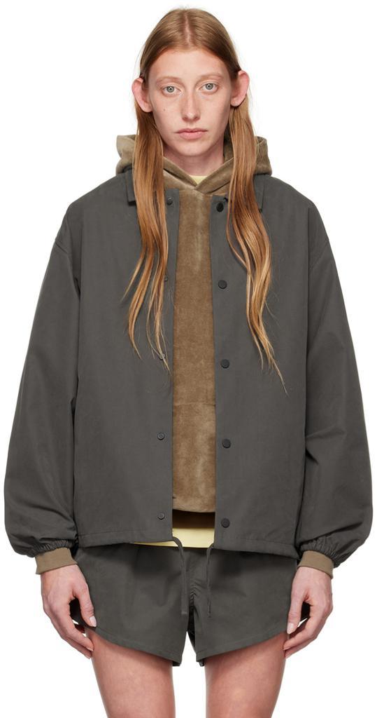 商品Essentials|Gray Drawstring Jacket,价格¥765,第1张图片