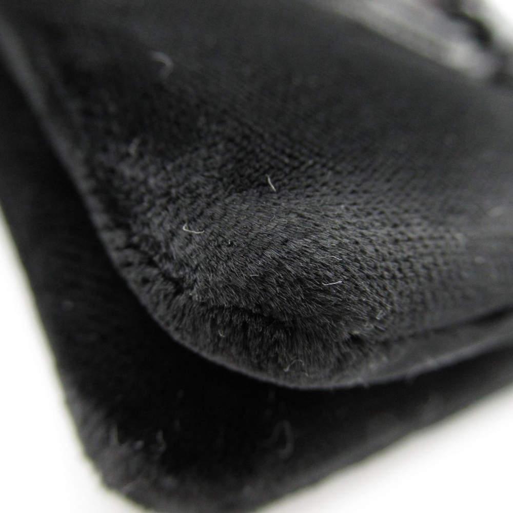 Chanel Black Suede Leather No.5 Camellia Flap Shoulder Bag商品第9张图片规格展示