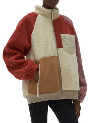 商品Helmut Lang|Patchwork Fleece Jacket,价格¥803,第3张图片详细描述