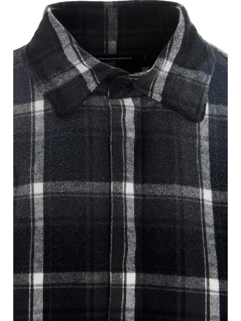 商品DSQUARED2|All over check flannel shirt,价格¥1442,第4张图片详细描述