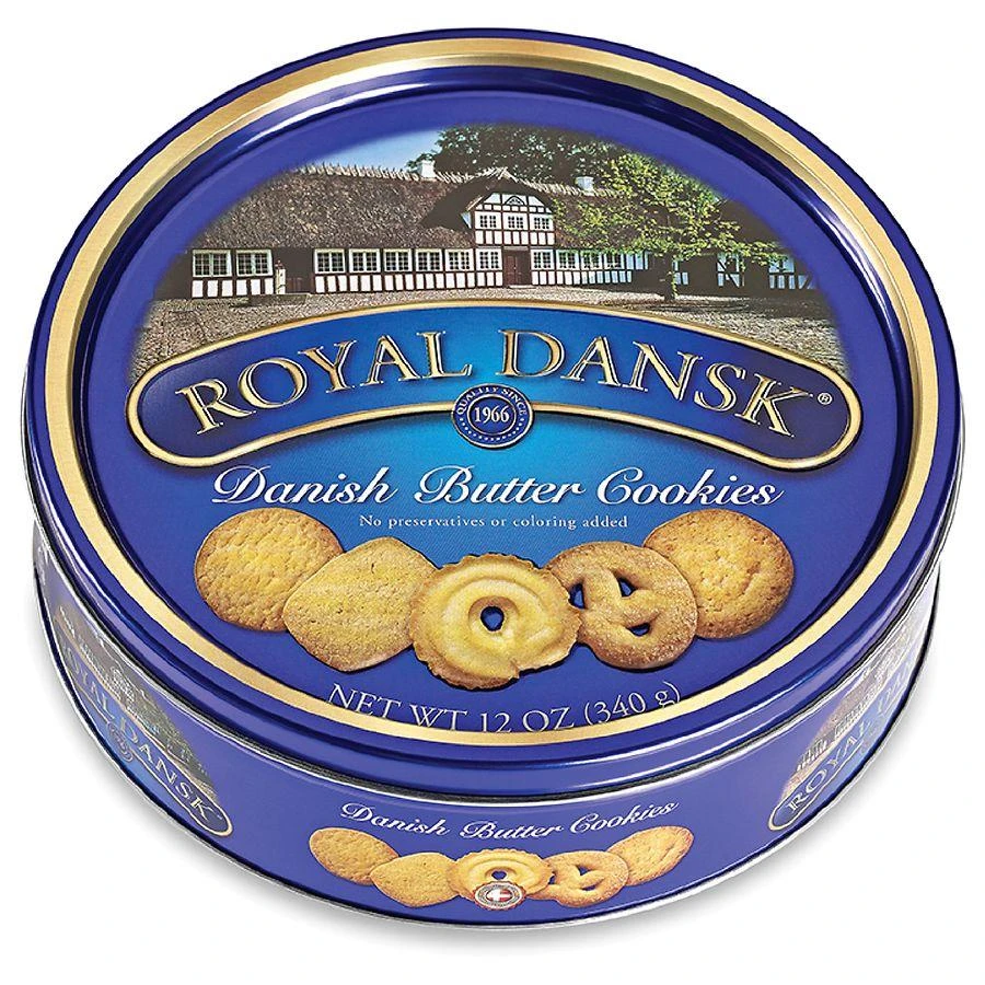 商品Royal Dansk|Danish Butter Cookie Tin,价格¥43,第1张图片