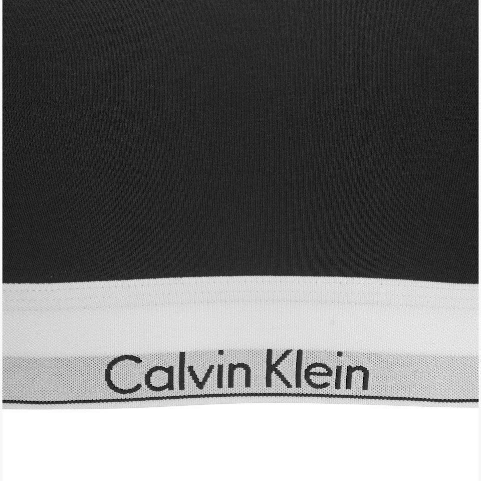 商品Calvin Klein|Calvin Klein Women's Modern Cotton Bralette - Black,价格¥259,第5张图片详细描述