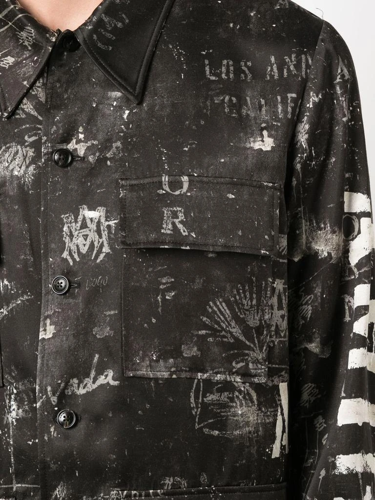 商品AMIRI|Amiri  Shirts Black,价格¥10340,第3张图片详细描述